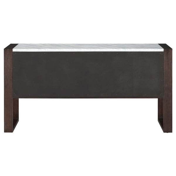 Home Fashion Parma Credenza Dark Walnut