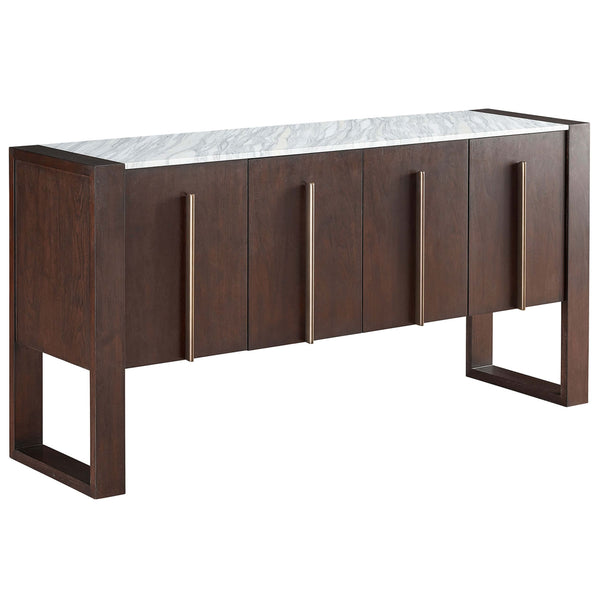 home fashion Parma Credenza Dark Walnut