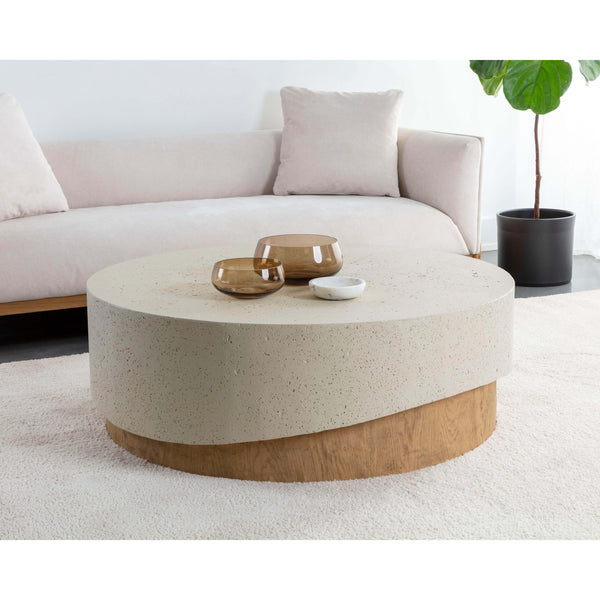 Home Fashion Patras Coffee Table Cream