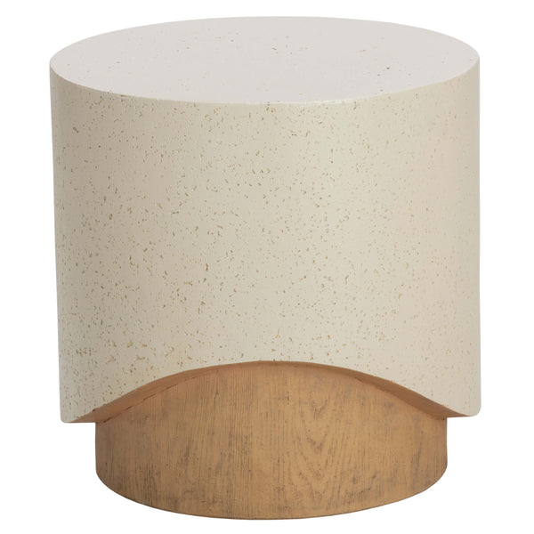 Home Fashion Patras End Table Cream