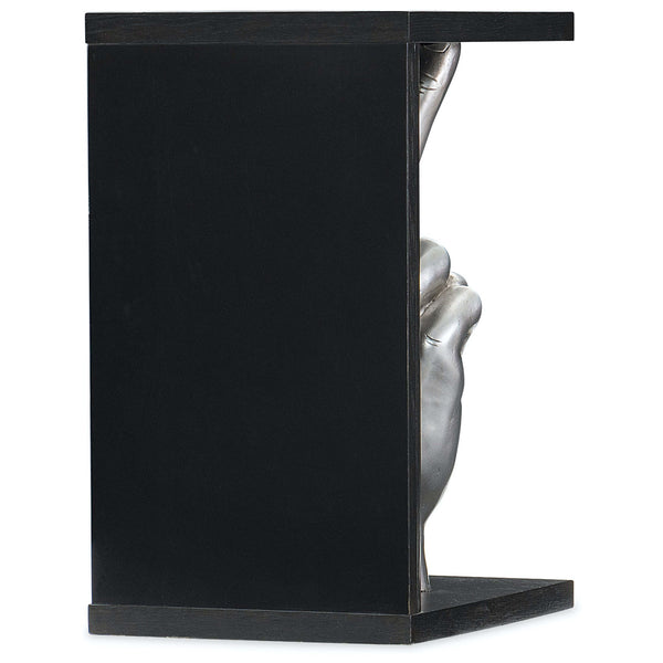 Home Fashion Peace Accent Table Black/Silver
