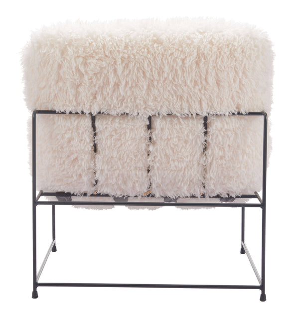 Home Fashion Pelut Chair White