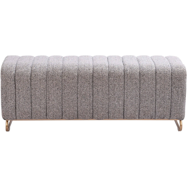 Home Fashion Pender Bench Stone Gray