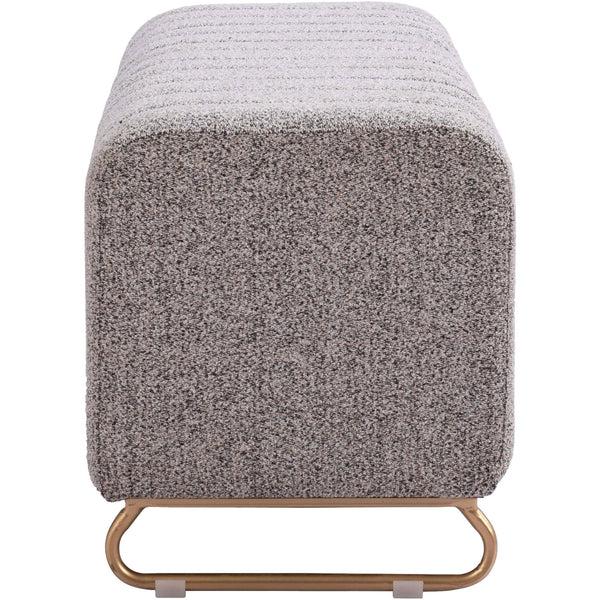 Home Fashion Pender Bench Stone Gray