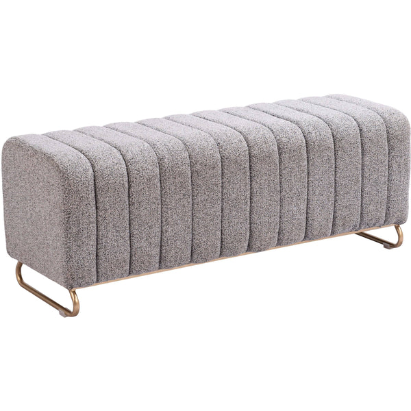 home fashion Pender Bench Stone Gray