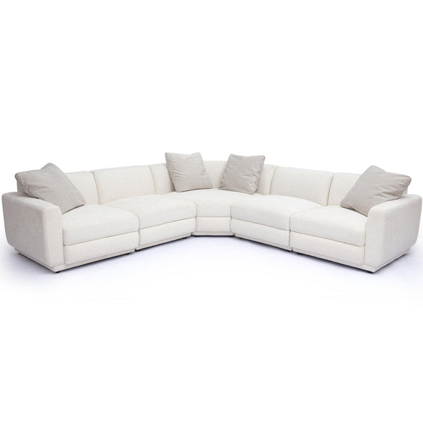 home fashion Perry Modular L-Sectional Cream