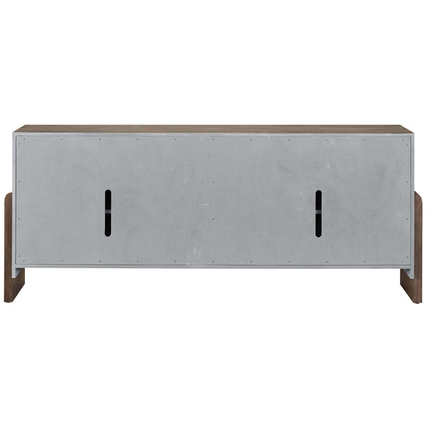 Home Fashion Pescadero Credenza Weathered Oak