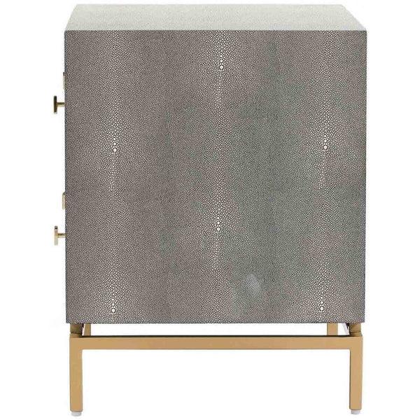Home Fashion Petra Shagreen Nightstand