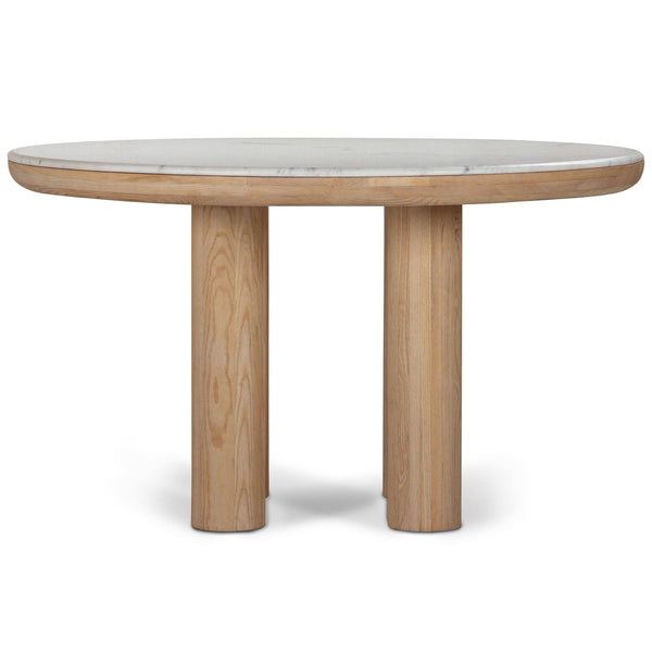 Home Fashion Pillar Round Dining Table Calm Nature