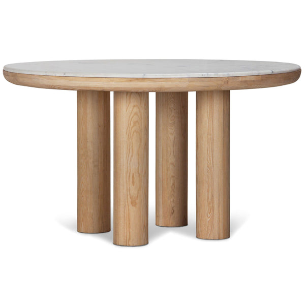 home fashion Pillar Round Dining Table Calm Nature