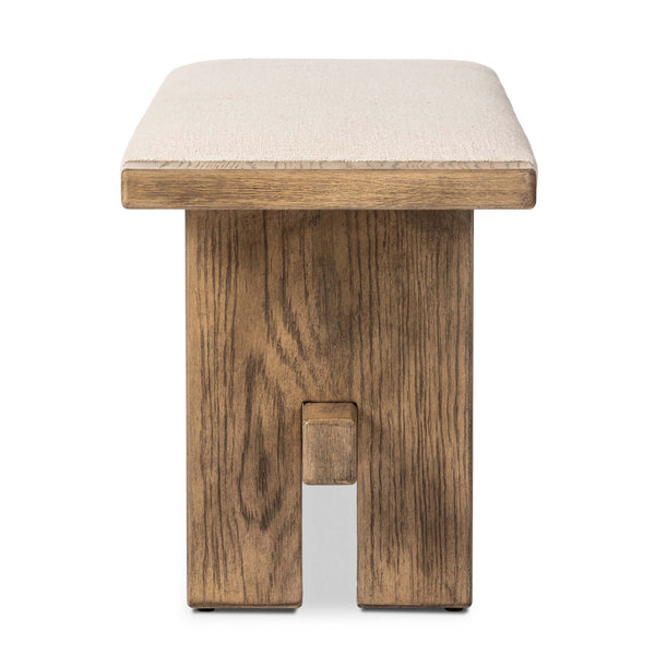 Home Fashion Poe Bench Hampton Cream By Four Hands