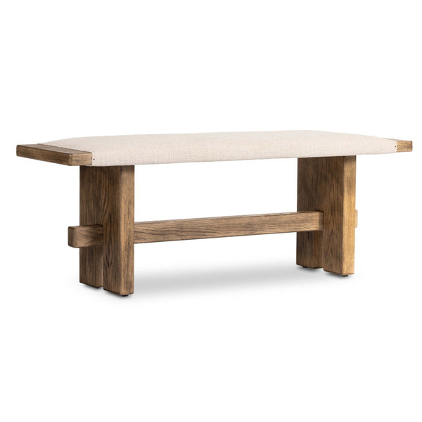 home fashion Poe Bench Hampton Cream by Four Hands