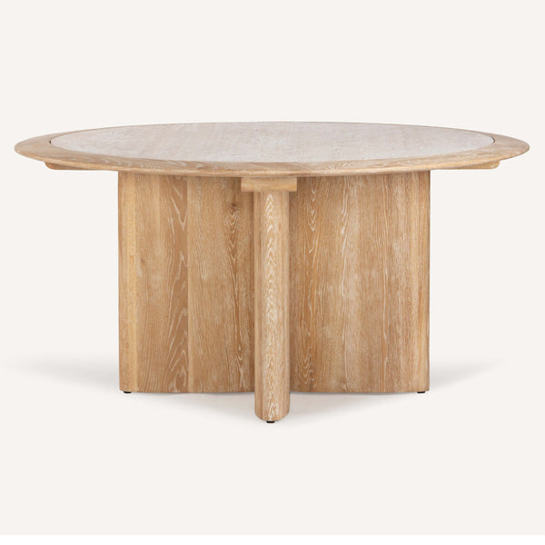 Home Fashion Polaris Dining Table Cerused Oak