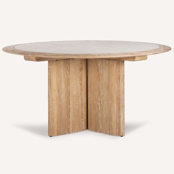Home Fashion Polaris Dining Table Cerused Oak