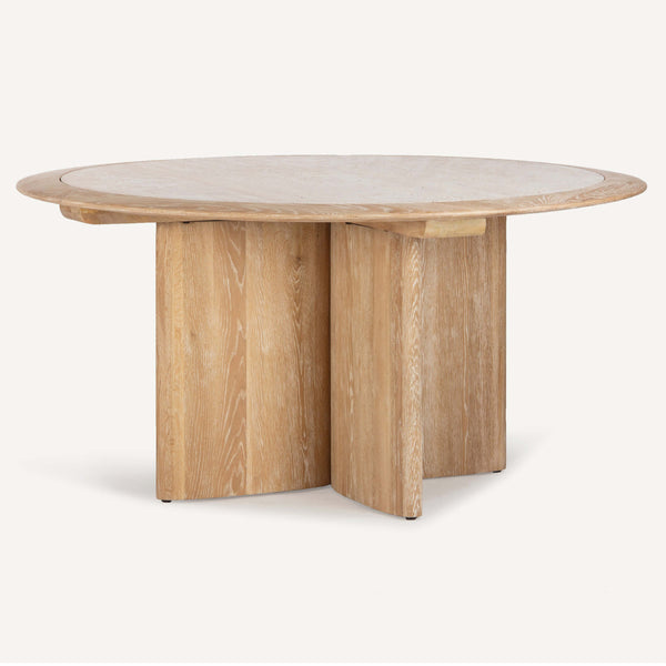 home fashion Polaris Dining Table Cerused Oak