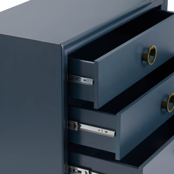 Home Fashion Pomeroy Chest Indigo