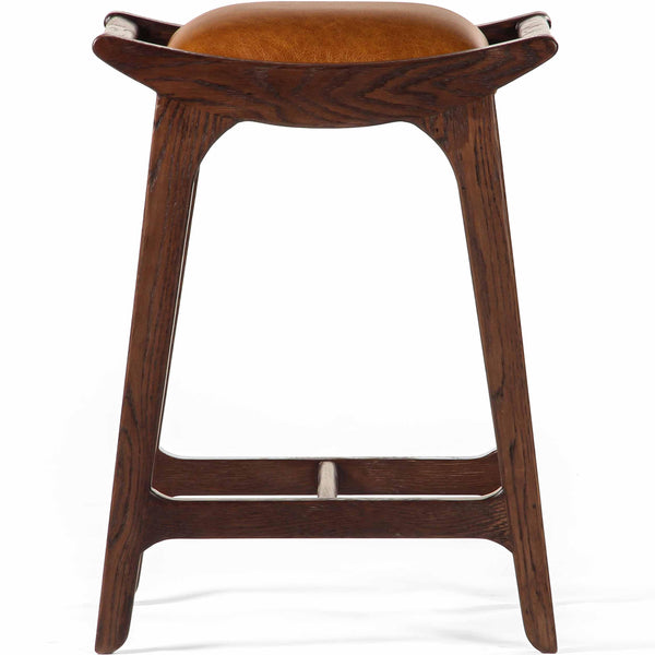 Home Fashion Porter Counter Stool Mud Brown