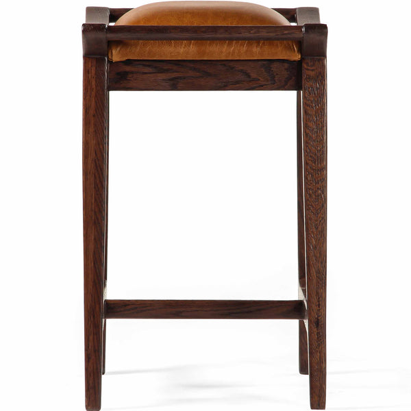 Home Fashion Porter Counter Stool Mud Brown