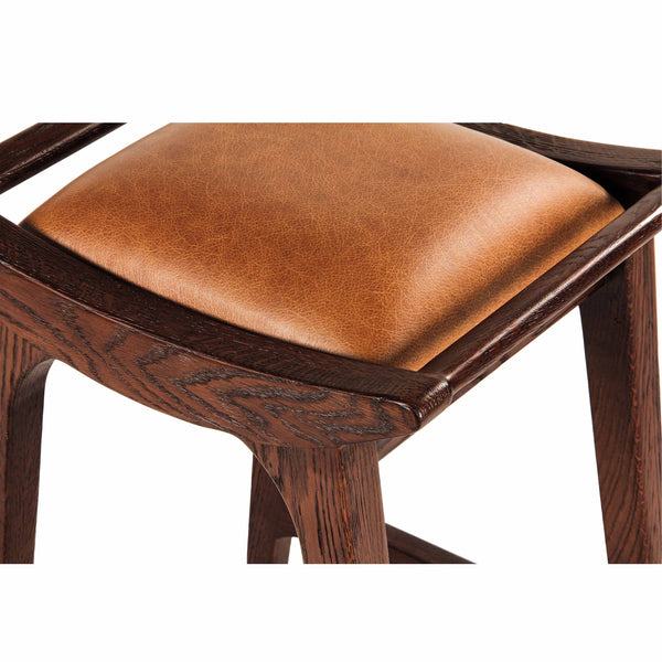 Home Fashion Porter Counter Stool Mud Brown