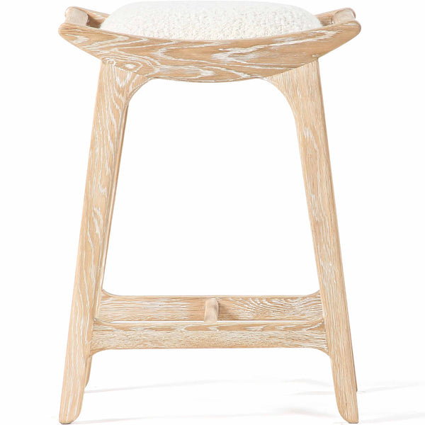 Home Fashion Porter Counter Stool Whitewash