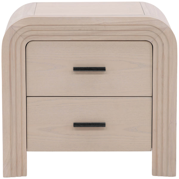 Home Fashion Portland Nightstand Bleach Natural