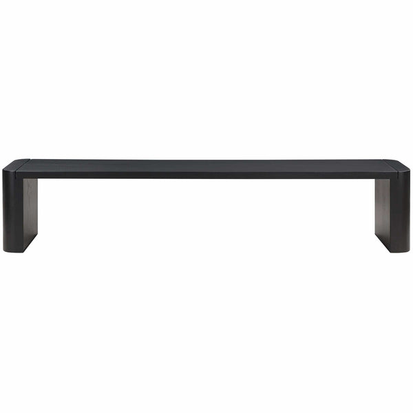 Home Fashion Post Dining Bench Black