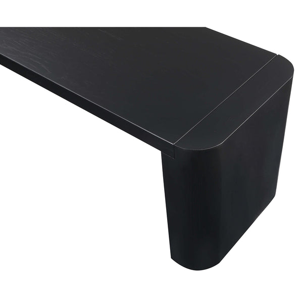 Home Fashion Post Dining Bench Black