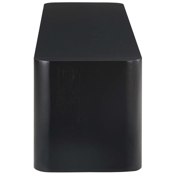 Home Fashion Post Dining Bench Black