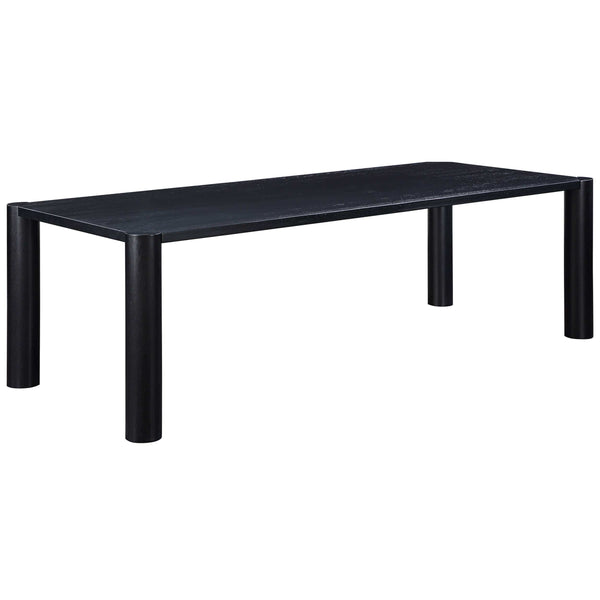 home fashion Post Dining Table Black