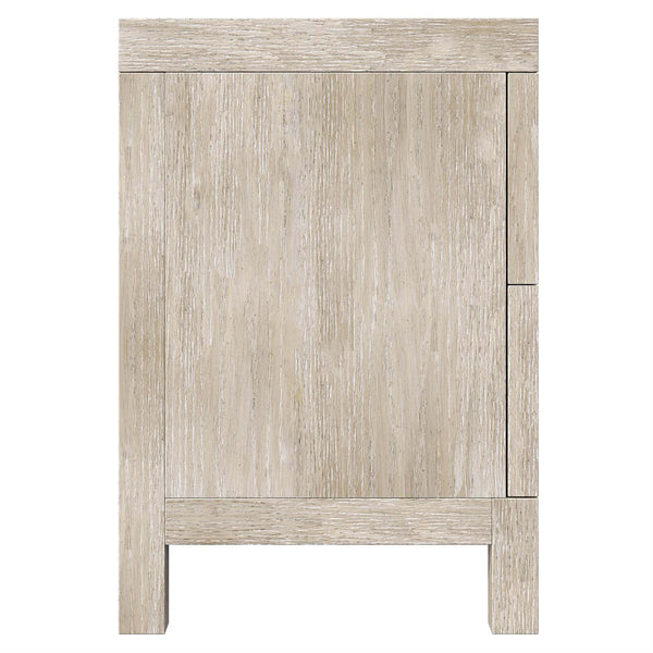Home Fashion Prado Coffered Nightstand Wide