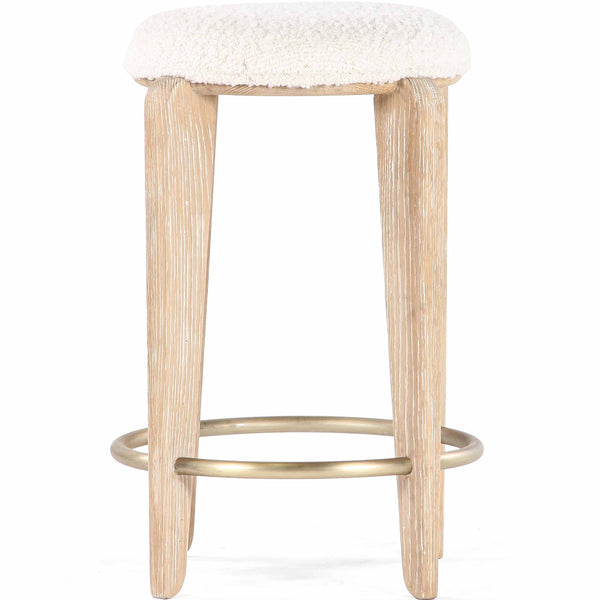 Home Fashion Quattro Counter Stool White