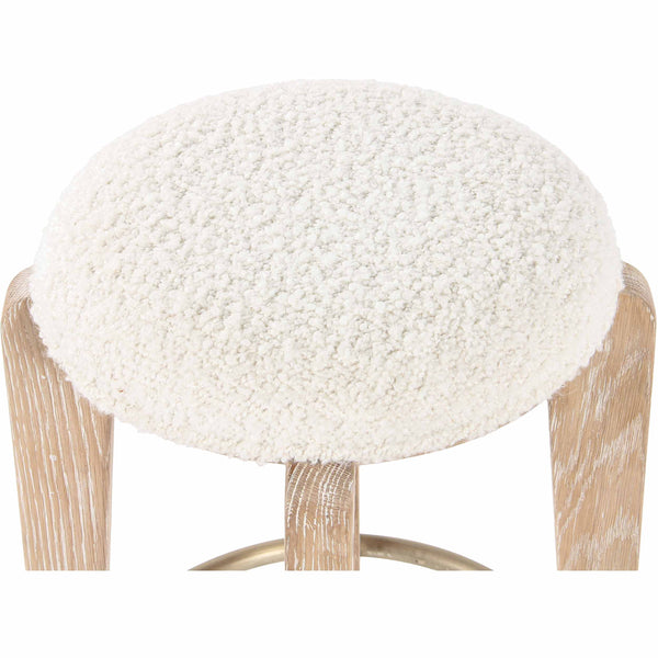 Home Fashion Quattro Counter Stool White