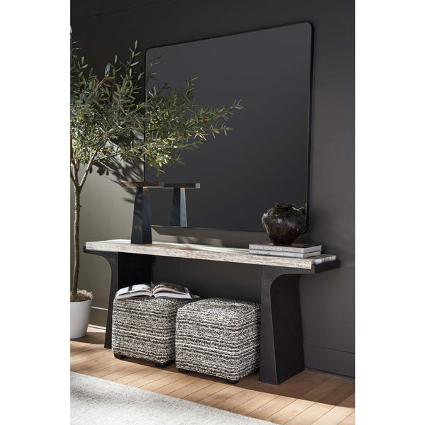 Home Fashion Quill Console Table Dark Bronze