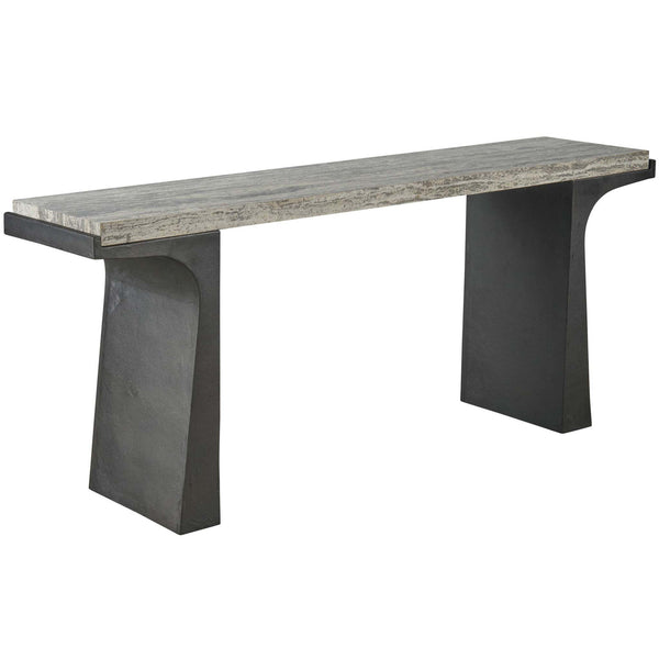 home fashion Quill Console Table Dark Bronze