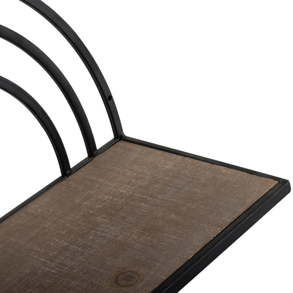 Home Fashion Rainbow Style Shelves Brown/Black