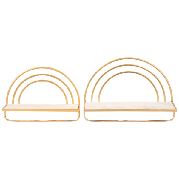 home fashion Rainbow Style Shelves White/Gold