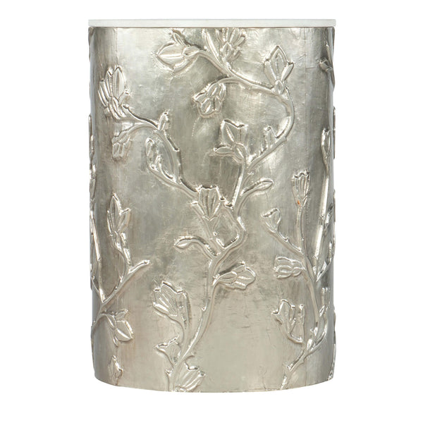 home fashion Raisa Round End Table German Silver