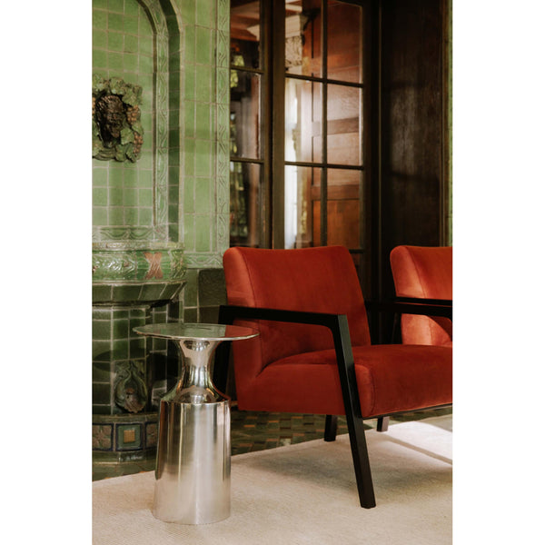 Home Fashion Rassa Accent Table Silver