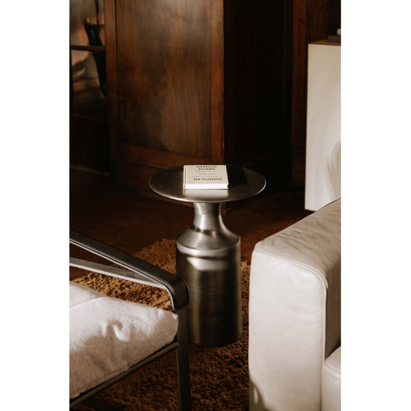 Home Fashion Rassa Accent Table Zinc