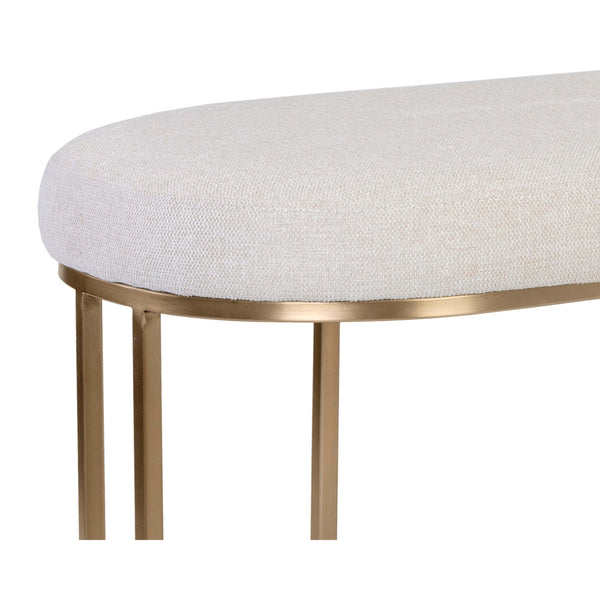 Home Fashion Rayla Bench Belfast Oatmeal