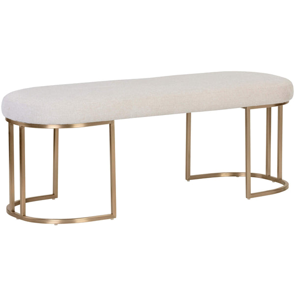 Home Fashion Rayla Bench Belfast Oatmeal