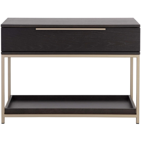 Home Fashion Rebel Large Nightstand Charcoal Grey