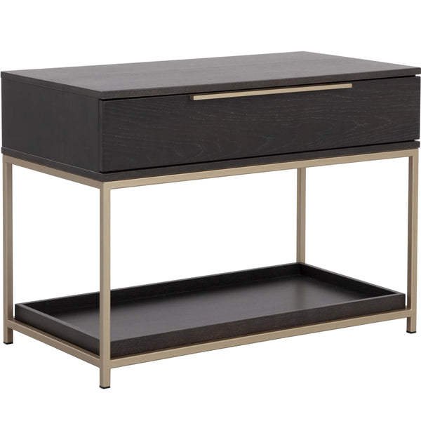 home fashion Rebel Large Nightstand Charcoal Grey