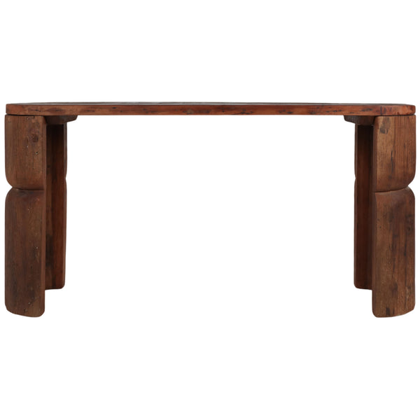 Home Fashion Reclaimed Wood Console Table Natural