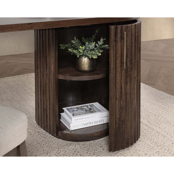 Home Fashion Redford Desk Kona Brown