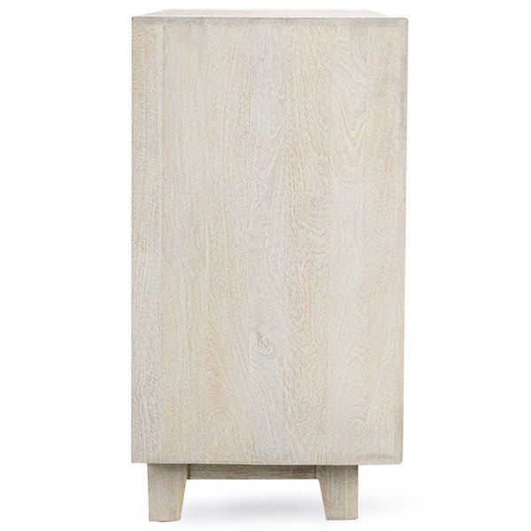 Home Fashion Reece 6 Drawer Dresser Seashell White