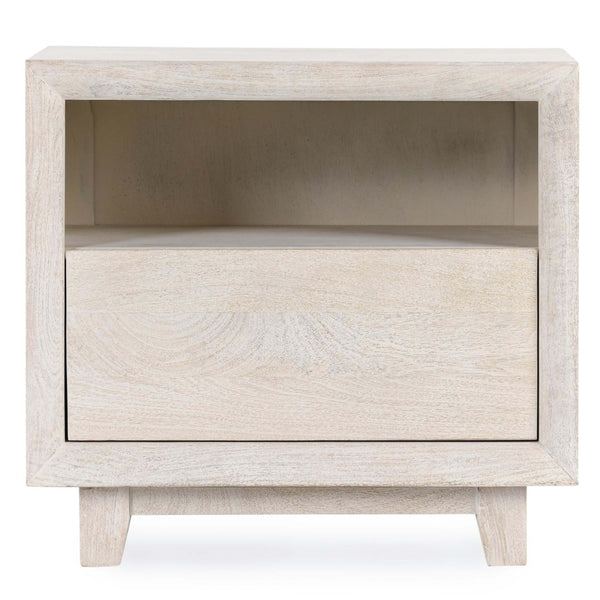 Home Fashion Reece Nightstand Seashell White