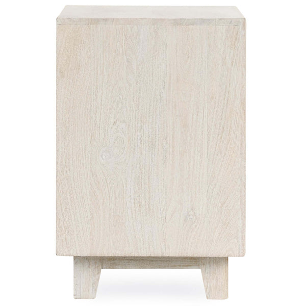 Home Fashion Reece Nightstand Seashell White
