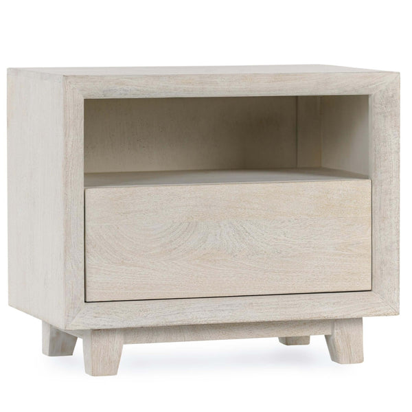 Home Fashion Reece Nightstand Seashell White