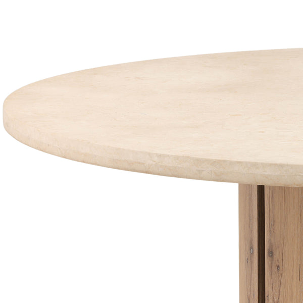 Home Fashion Reeve Round Dining Table Natural